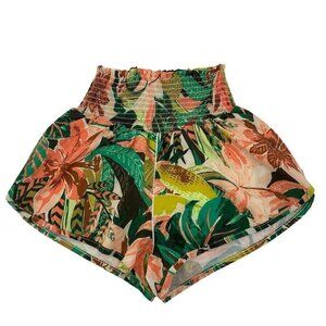 Aerie Offline Hot Stuff High Rise Shorts Active Running Lounge Smocked XS